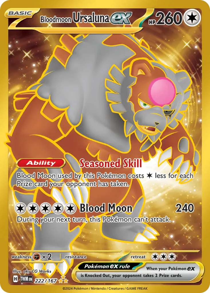 Bloodmoon Ursaluna ex card image