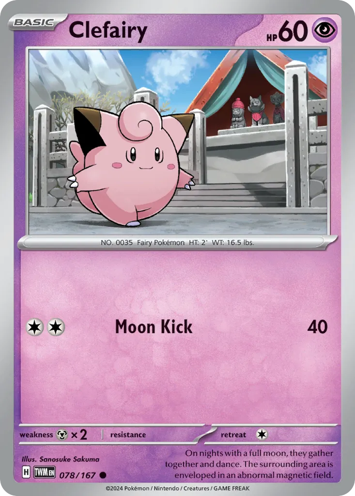 Clefairy card image