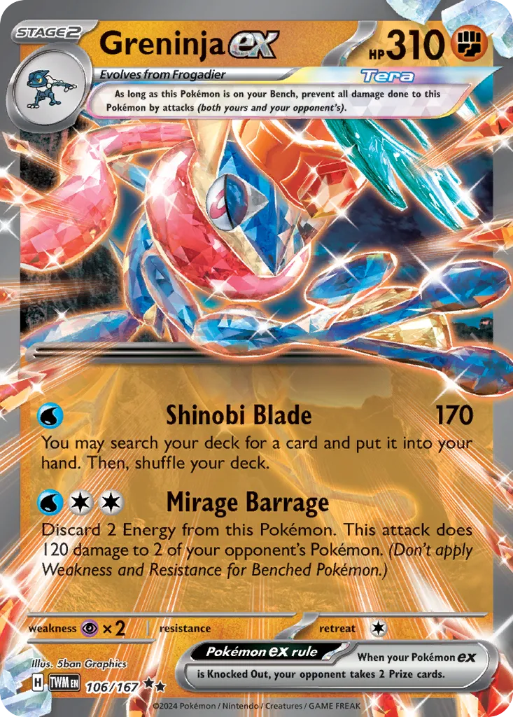 Greninja ex card image