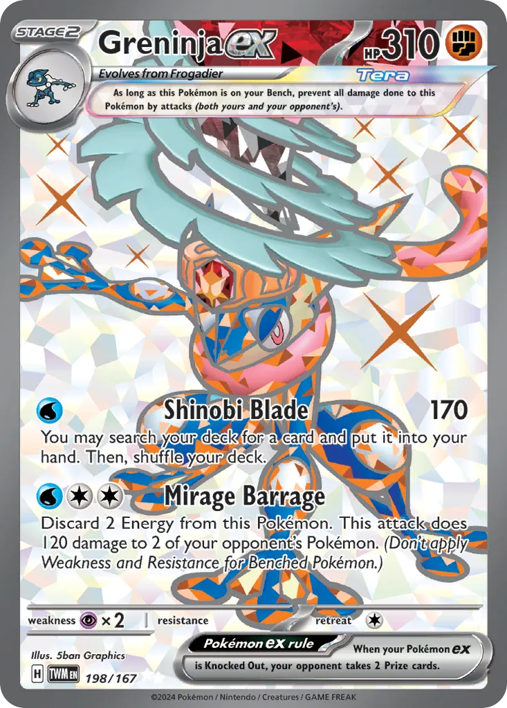 Greninja ex card image