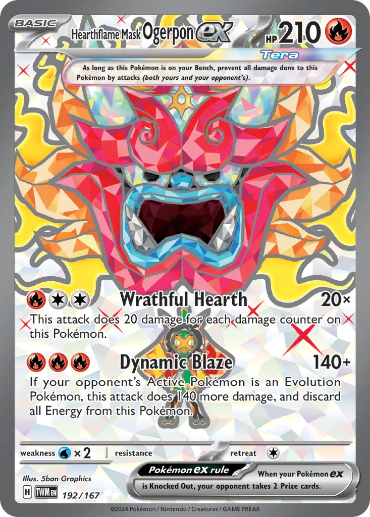 Hearthflame Mask Ogerpon ex card image