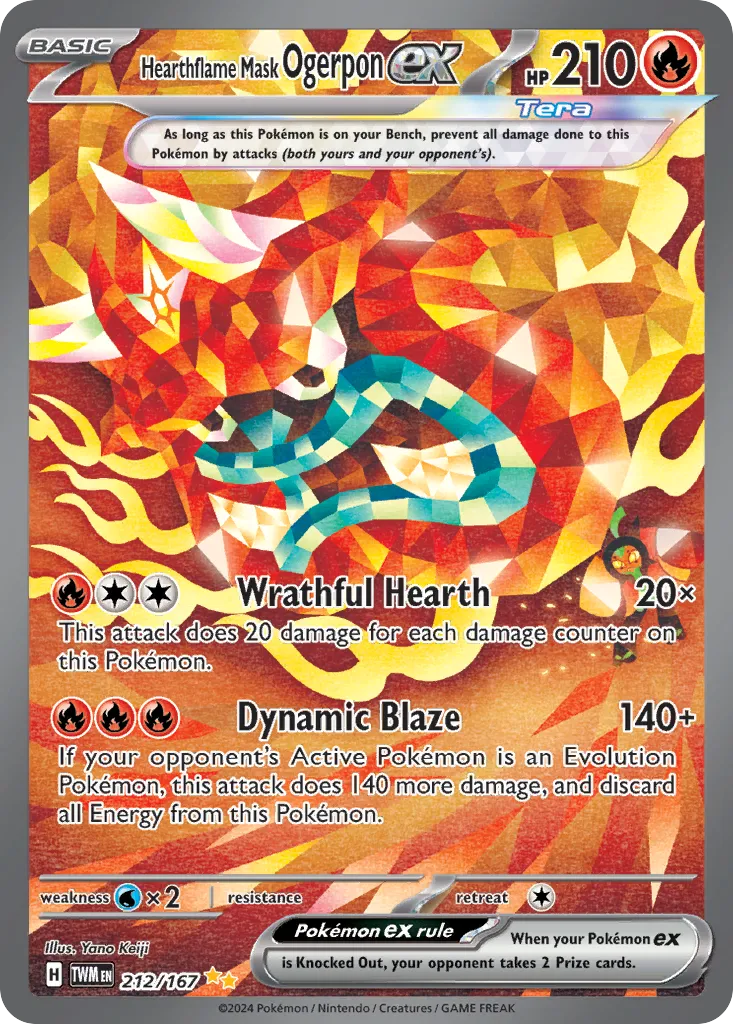 Hearthflame Mask Ogerpon ex card image