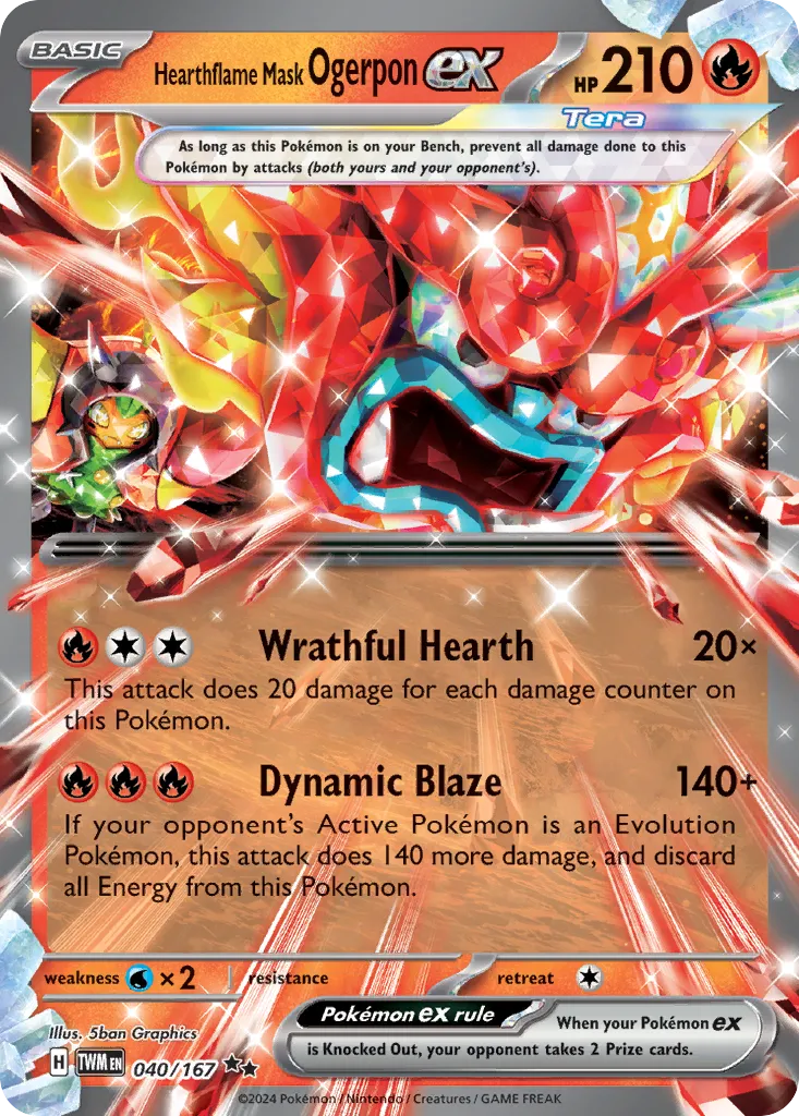 Hearthflame Mask Ogerpon ex card image