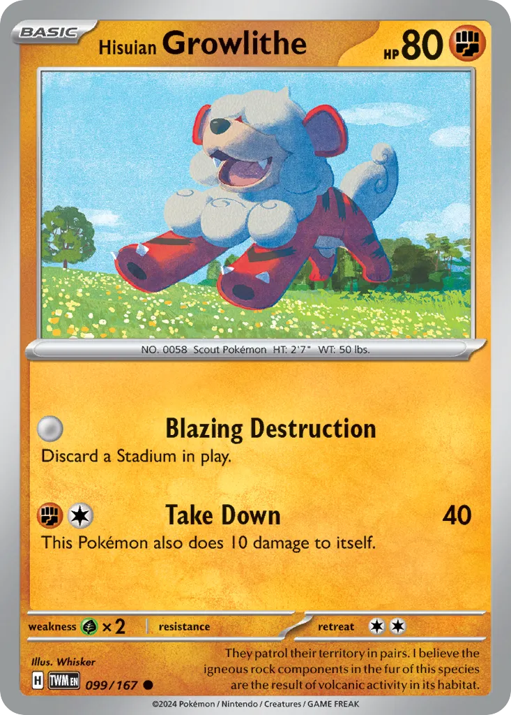 Hisuian Growlithe card image