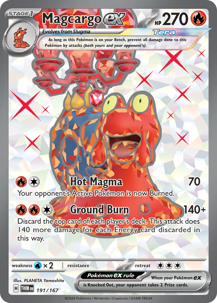 Magcargo ex card image