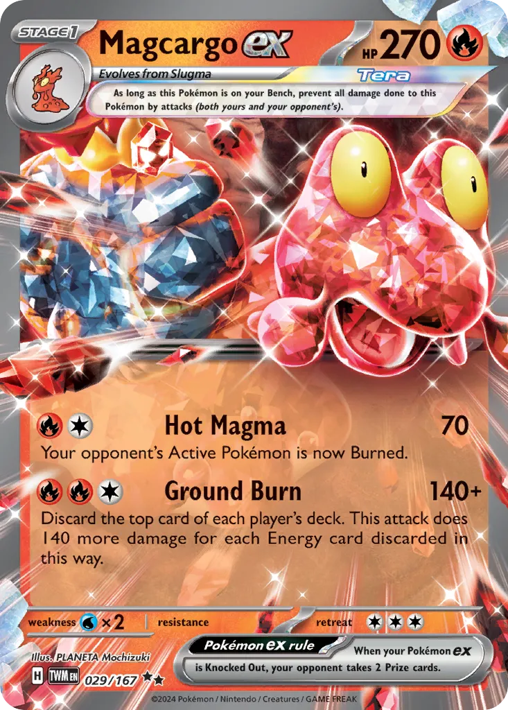 Magcargo ex card image