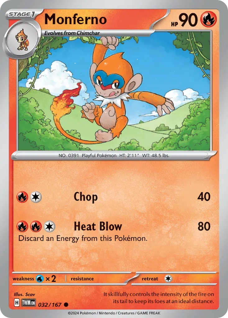 Monferno card image