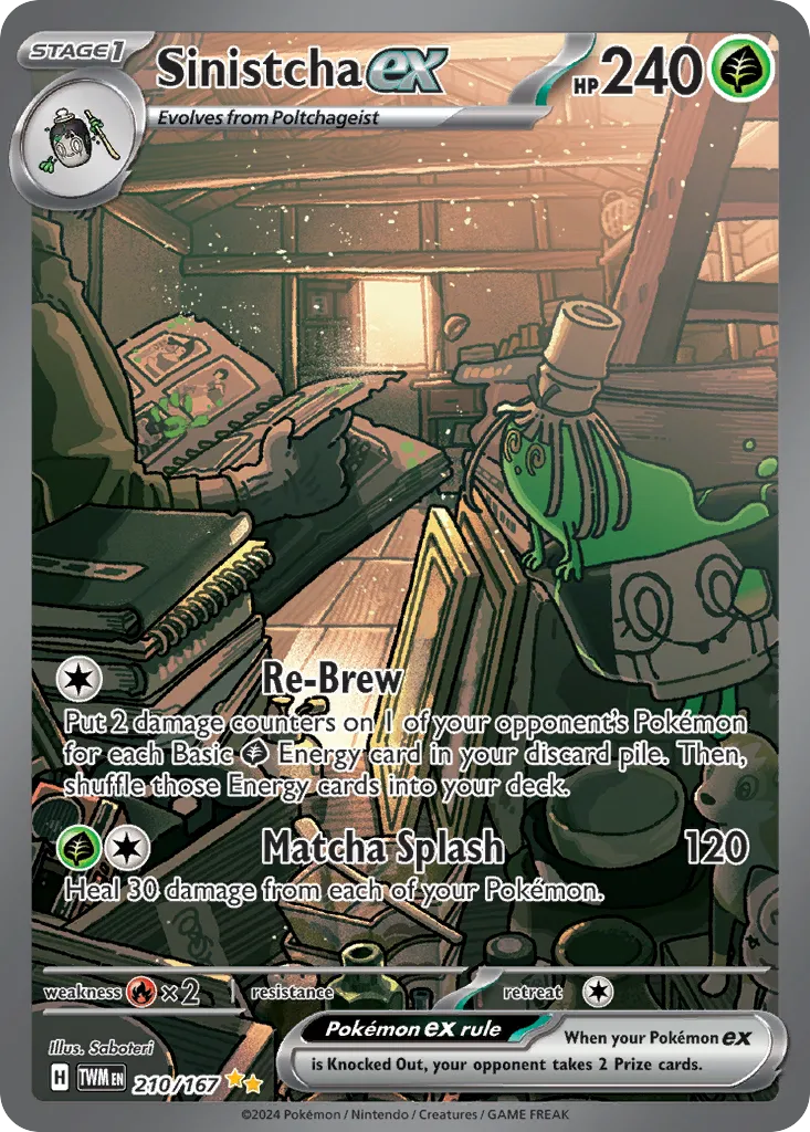 Sinistcha ex #210 card image