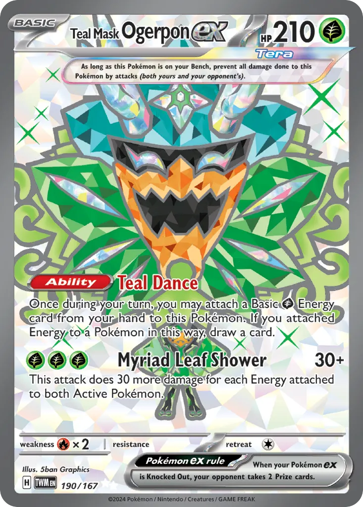 Teal Mask Ogerpon ex card image