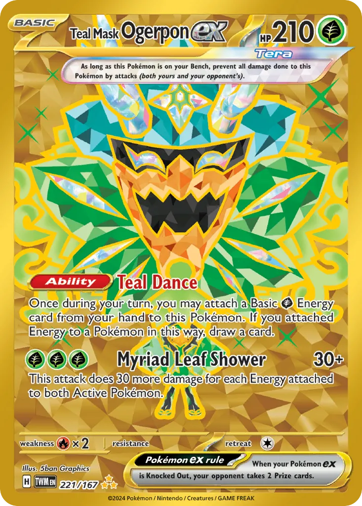 Teal Mask Ogerpon ex card image