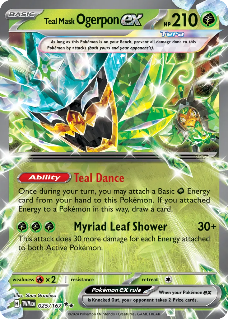 Teal Mask Ogerpon ex card image