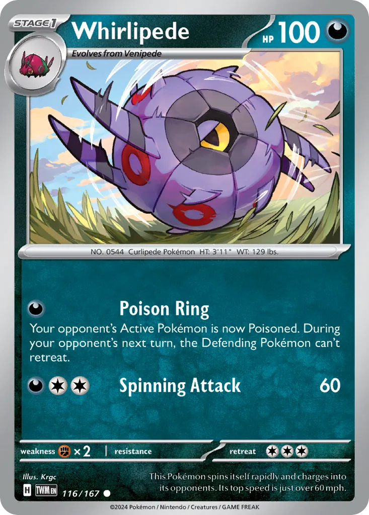 Whirlipede card image