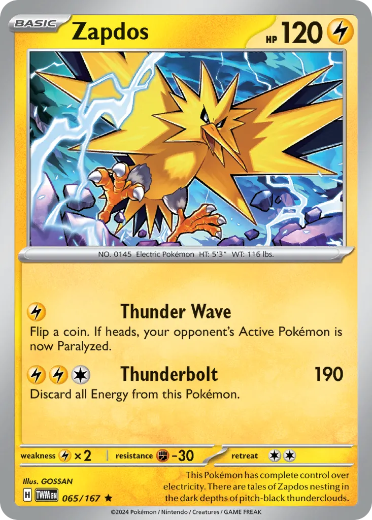 Zapdos card image