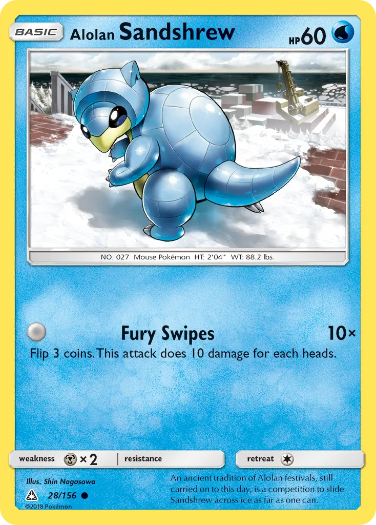 Alolan Sandshrew card image