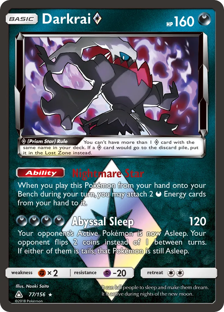 Darkrai Prism Star card image