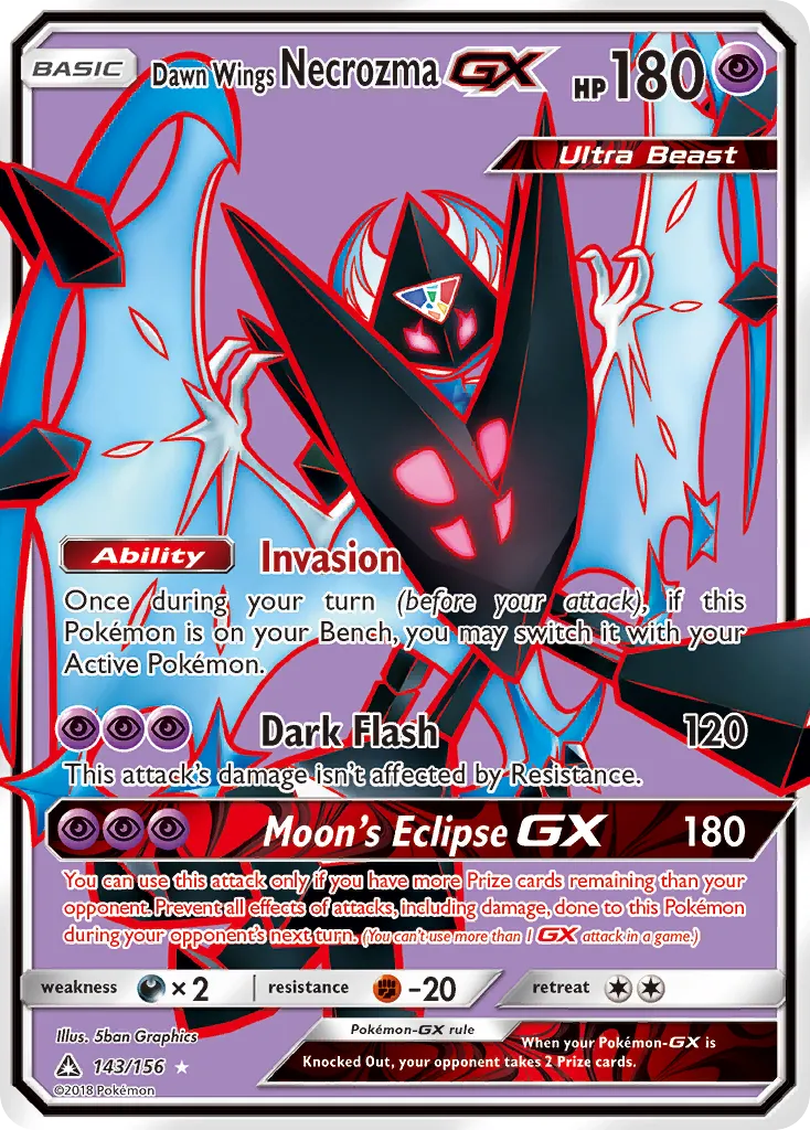 Dawn Wings Necrozma-GX card image