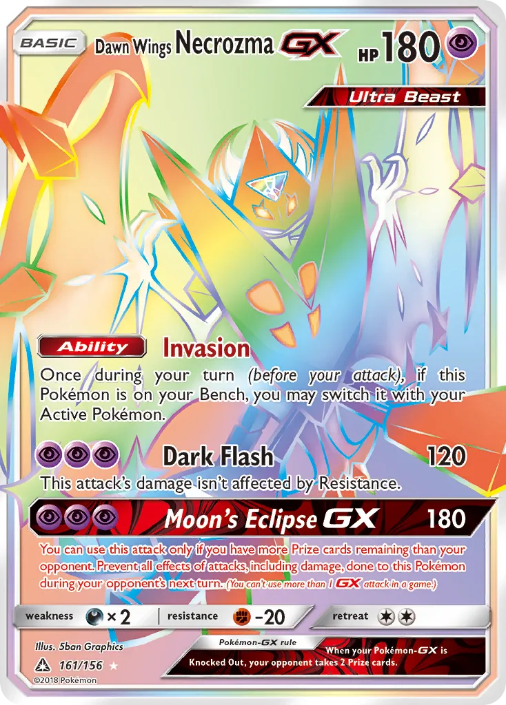 Dawn Wings Necrozma-GX card image