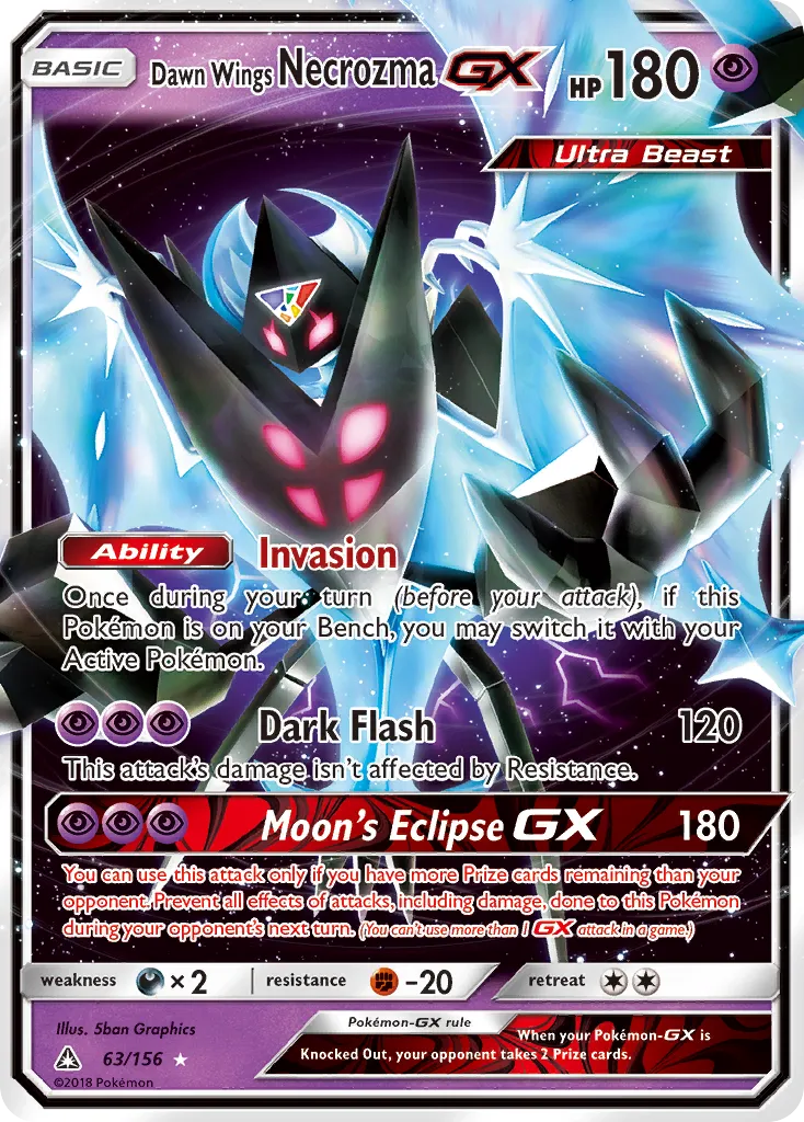 Dawn Wings Necrozma-GX card image