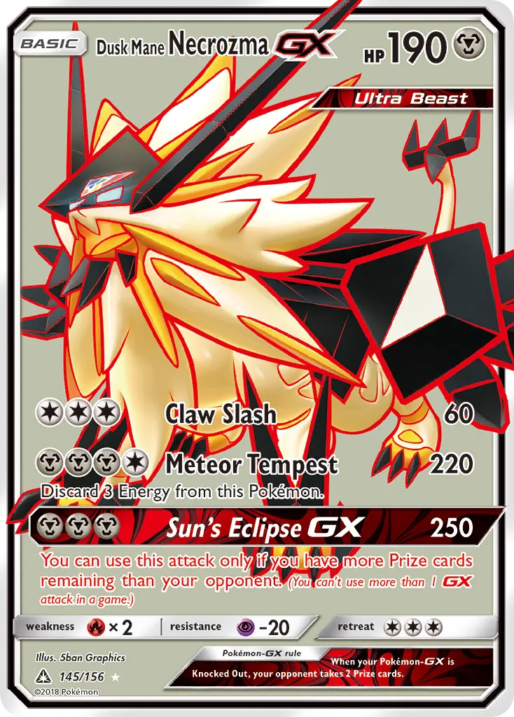 Dusk Mane Necrozma-GX card image