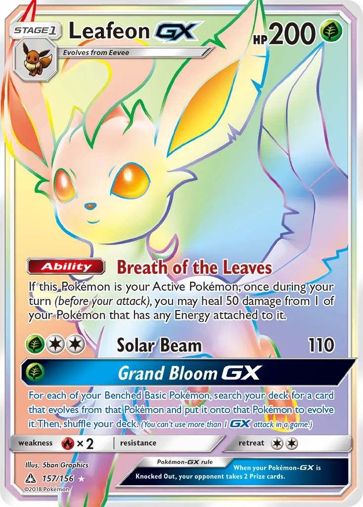 Leafeon-GX #157 card image