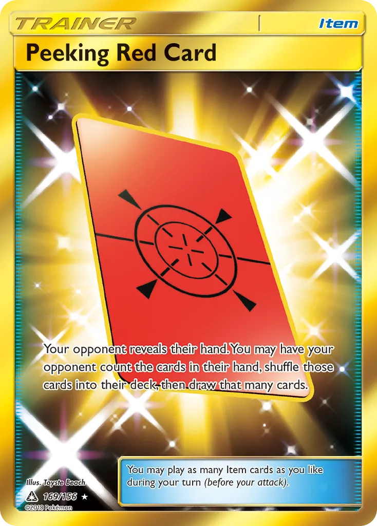 Peeking Red Card card image