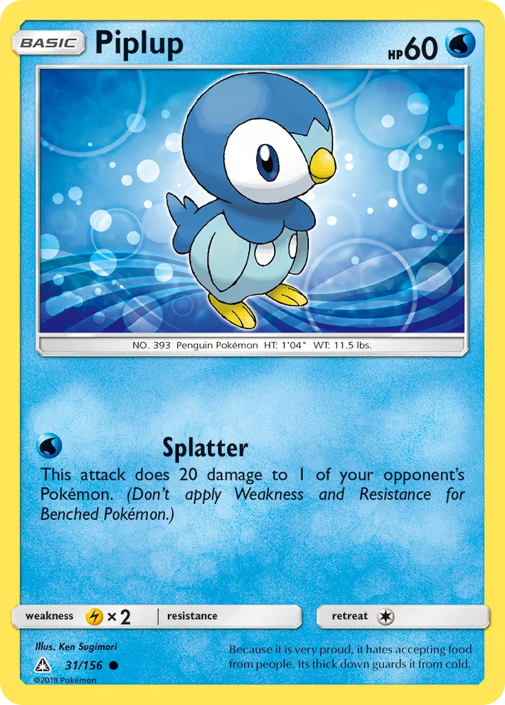 Piplup card image