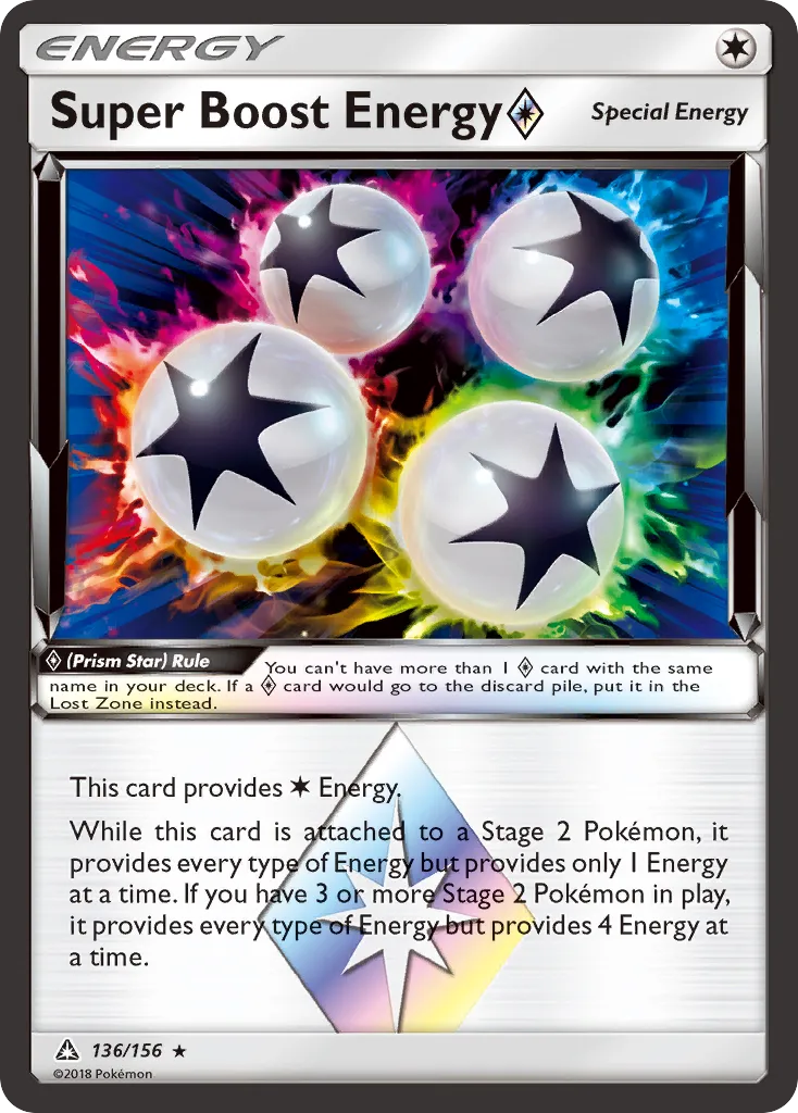 Super Boost Energy Prism Star card image