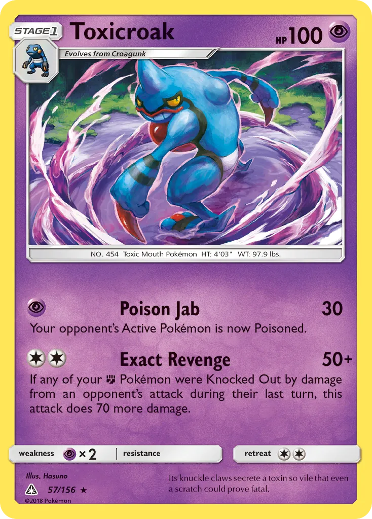 Toxicroak card image