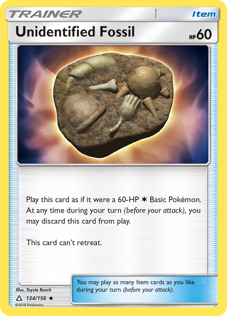 Unidentified Fossil card image