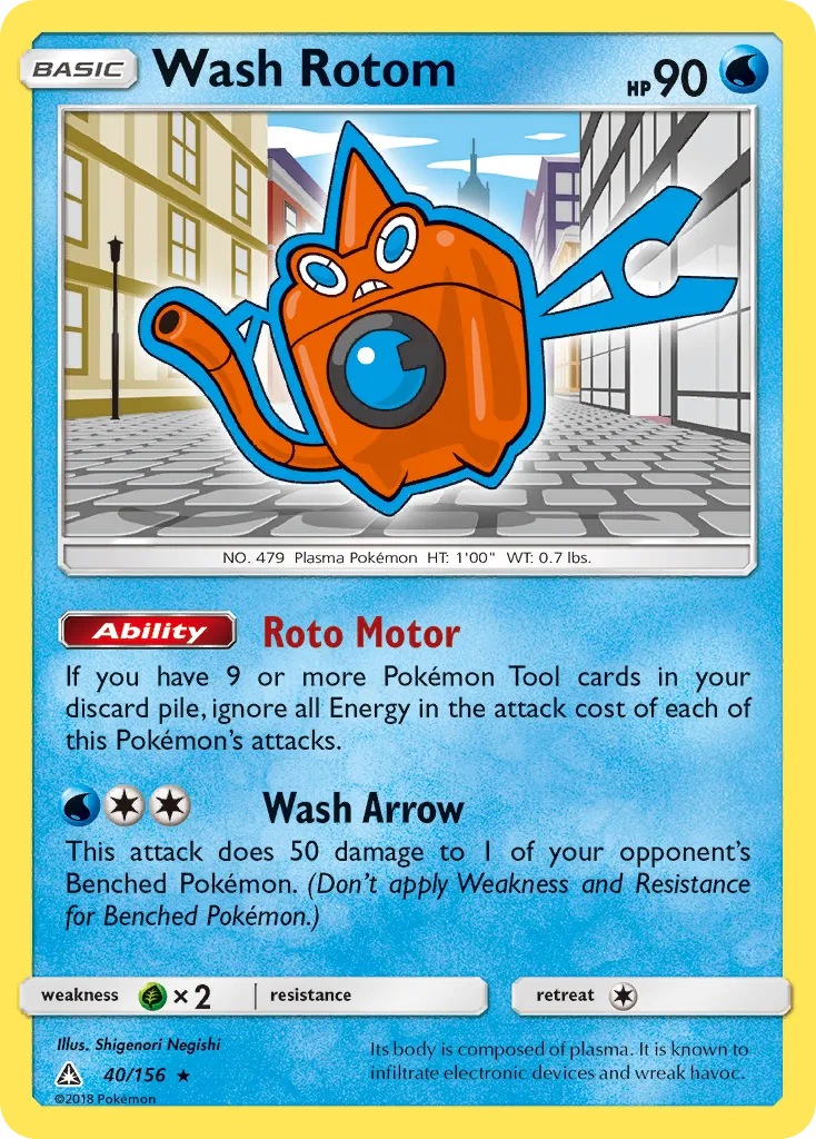Wash Rotom card image