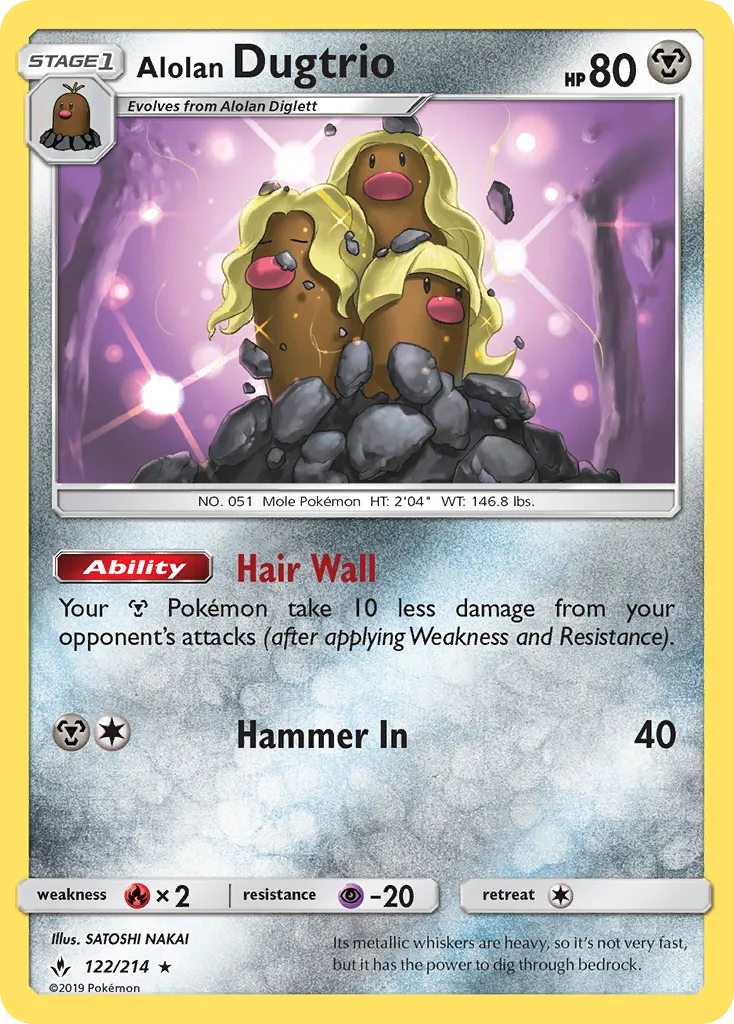 Alolan Dugtrio card image