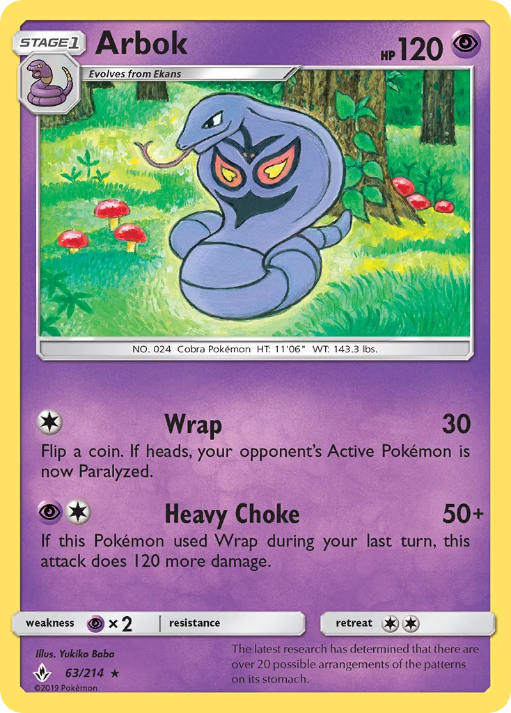 Arbok card image