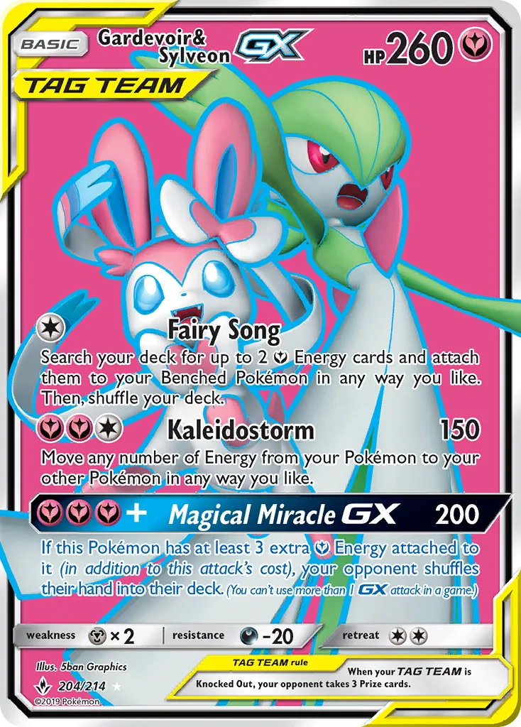 Gardevoir & Sylveon-GX #204 card image