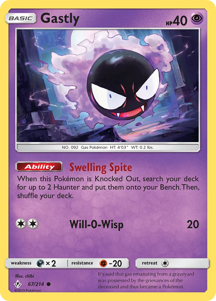 Gastly card image