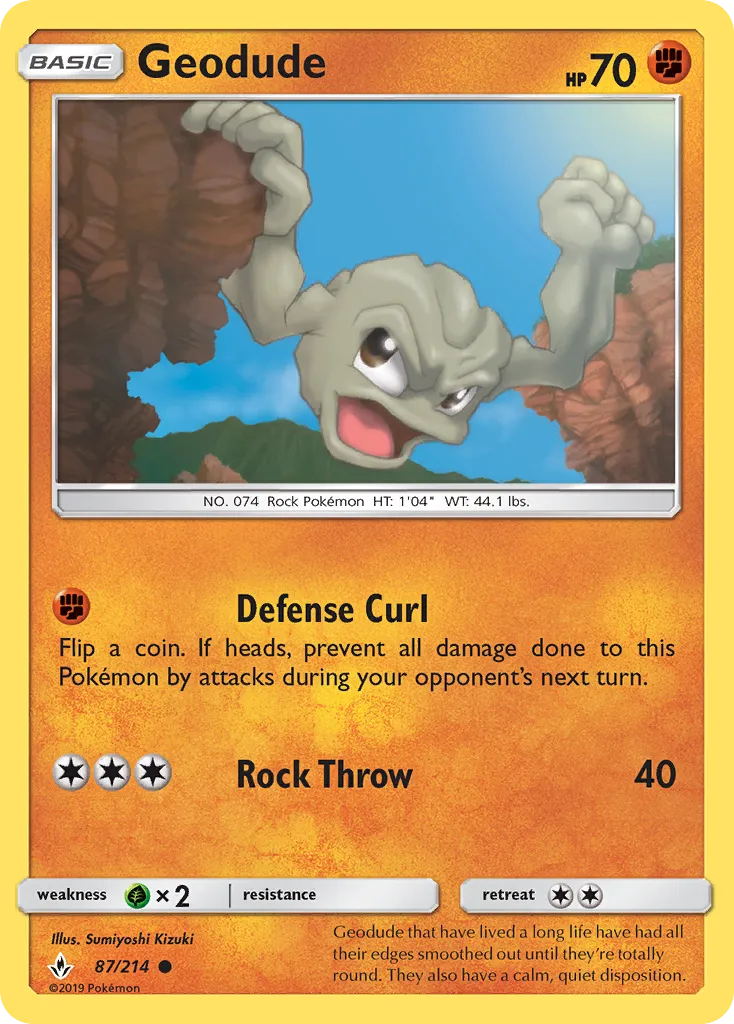 Geodude card image