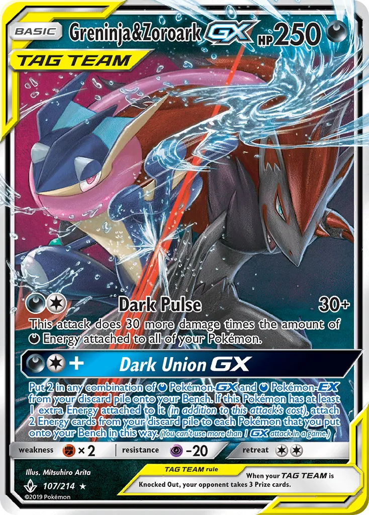 Greninja & Zoroark-GX card image