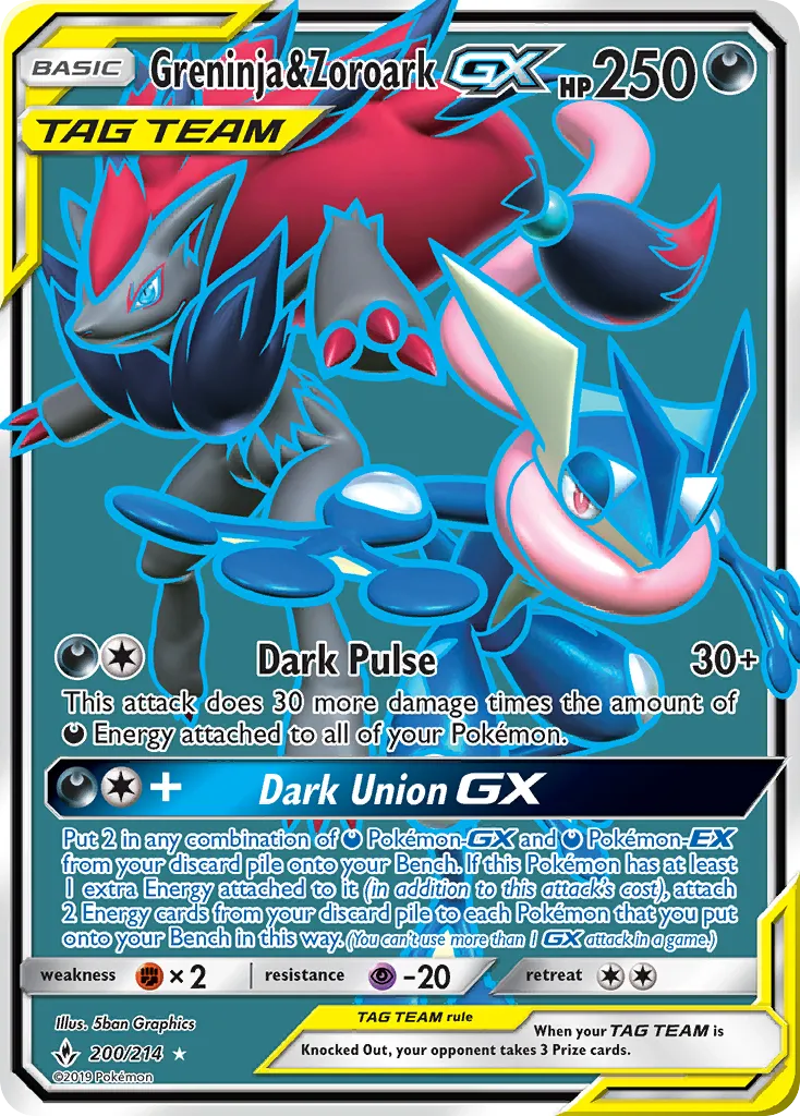 Greninja & Zoroark-GX card image