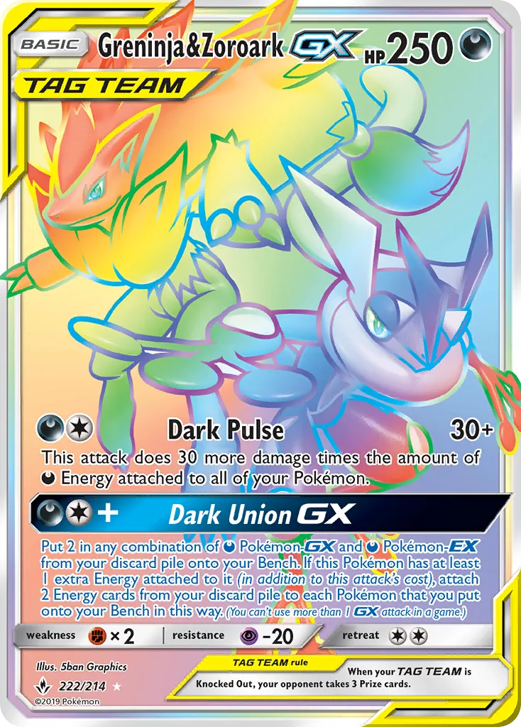 Greninja & Zoroark-GX card image