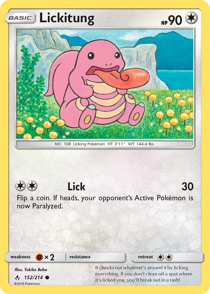 Lickitung card image