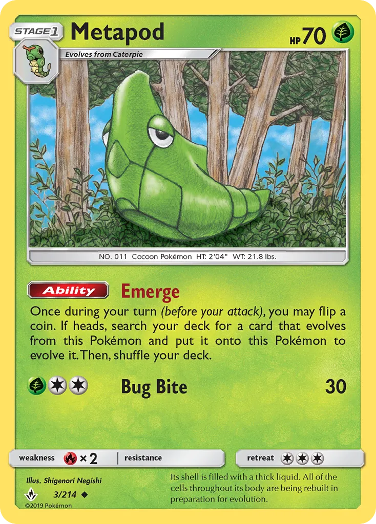 Metapod card image