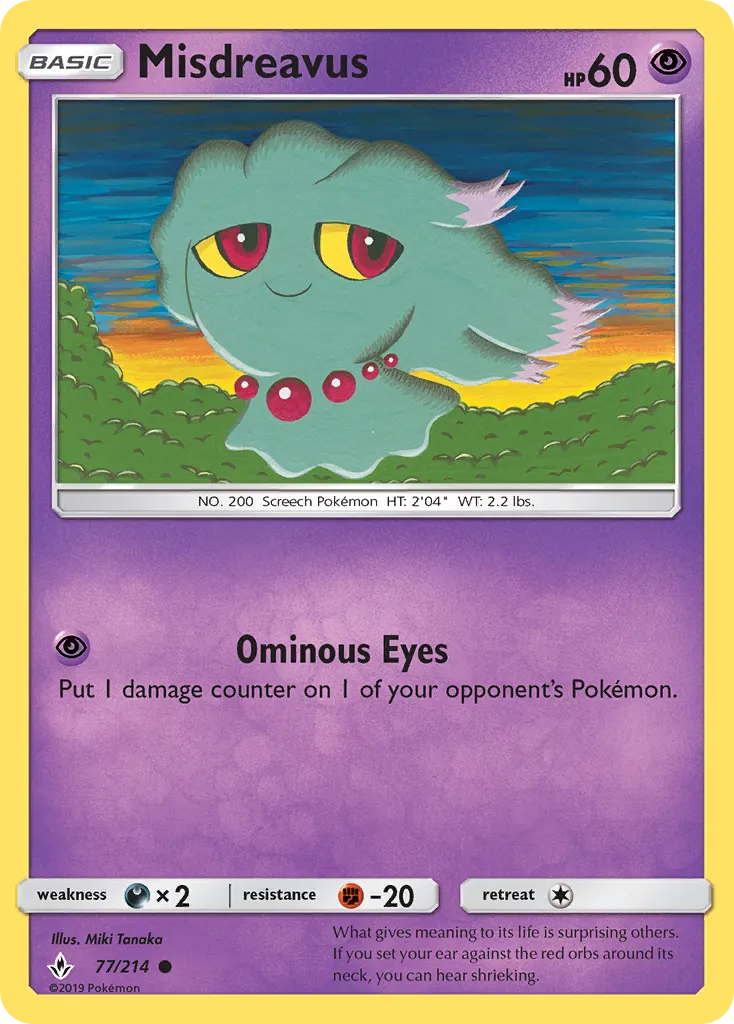 Misdreavus card image