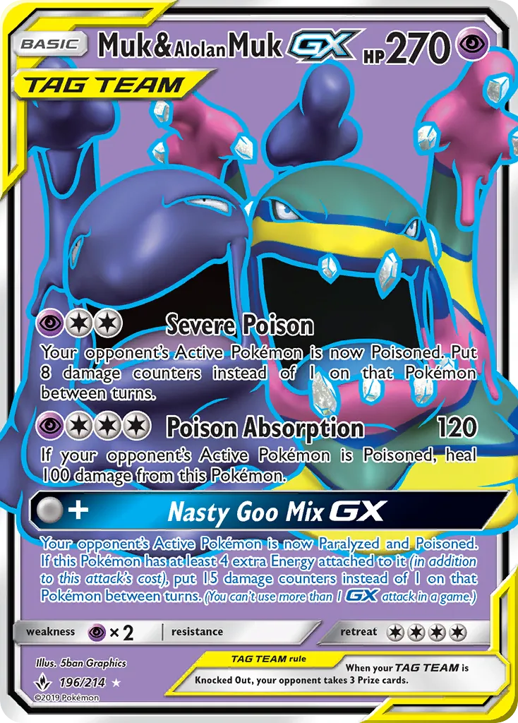 Muk & Alolan Muk-GX card image