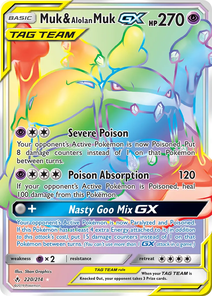 Muk & Alolan Muk-GX card image