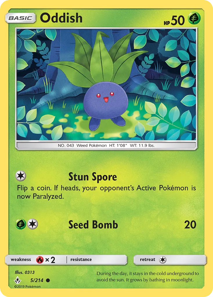 Oddish card image