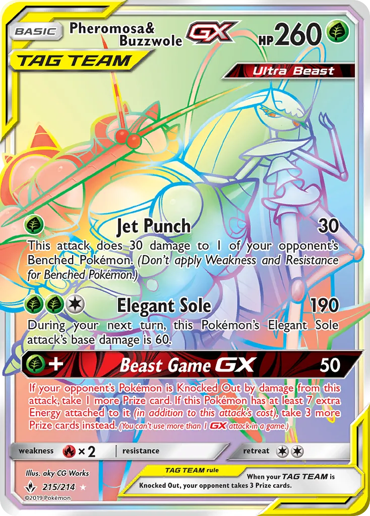Pheromosa & Buzzwole-GX card image
