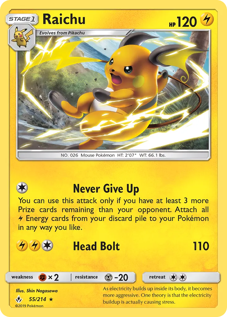 Raichu card image