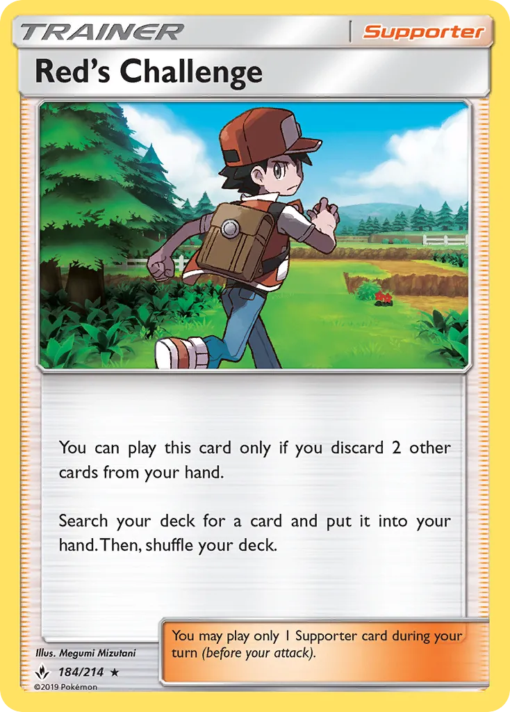 Red's Challenge card image