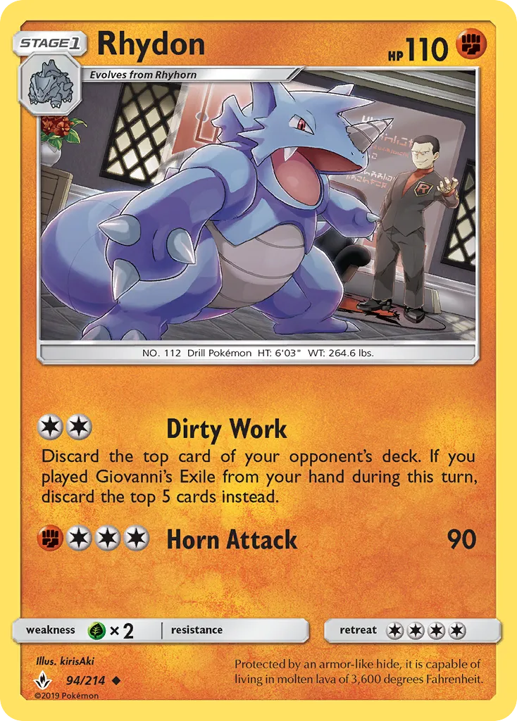 Rhydon card image