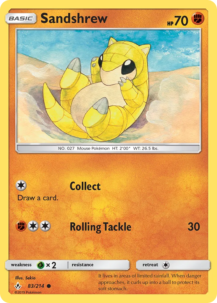 Sandshrew card image