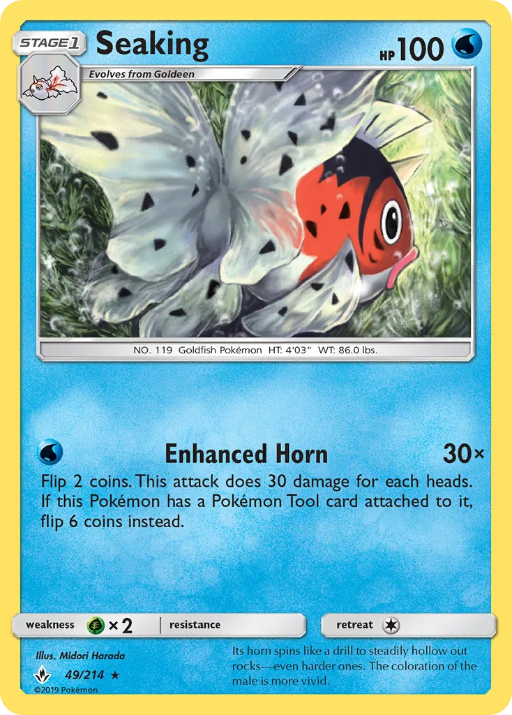Seaking card image